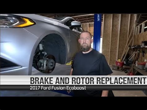 2017 Ford Fusion Front Brakes And Rotor Replacement YouTube