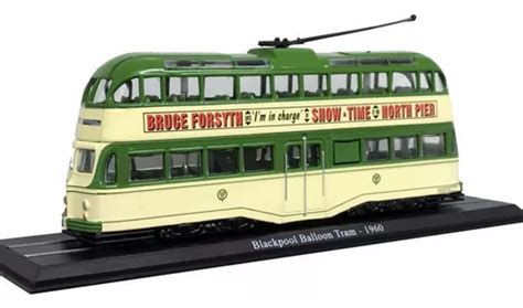 Miniatura Bonde Blackpool Ballon Tram 1960 Atlas 1 76 Frete grátis