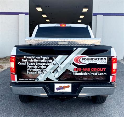 Foundation Professionals Truck Bb Graphics And The Wrap Pros