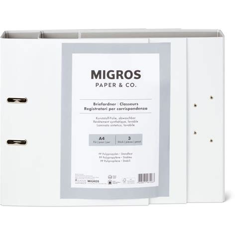 Ordner 7cm Weiss Migros