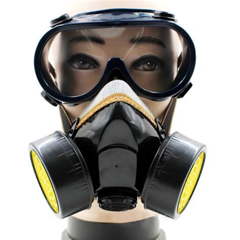 Dual Cartridge Anti Dust Mask Chemical Safety Painting Gas Filter