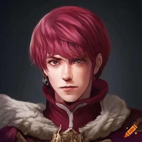 Hyper Realistic Portrait Of A Villain With Burgundy Hair On Craiyon