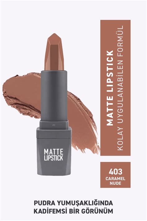 Alix Avien Matte Lipstick Caramel Nude Oman Beauties
