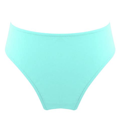 YUUMIN Girls Solid Color Swim Brief Triangle Bikini Bottoms Swim Underpants Gymnastics Dance