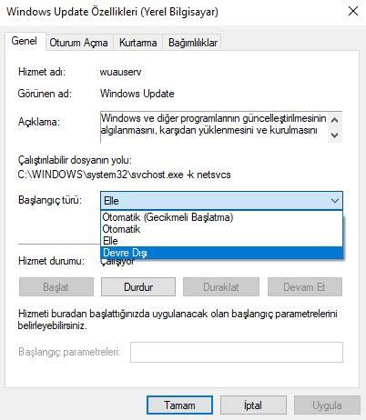 Windows Un Otomatik G Ncellemesi Ayarlardan Nas L Kapat L R