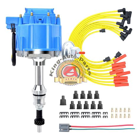 Blue Hei Ignition Distributor Andspark Plug Wires For Ford Small Block 260 289 302 Fastentix