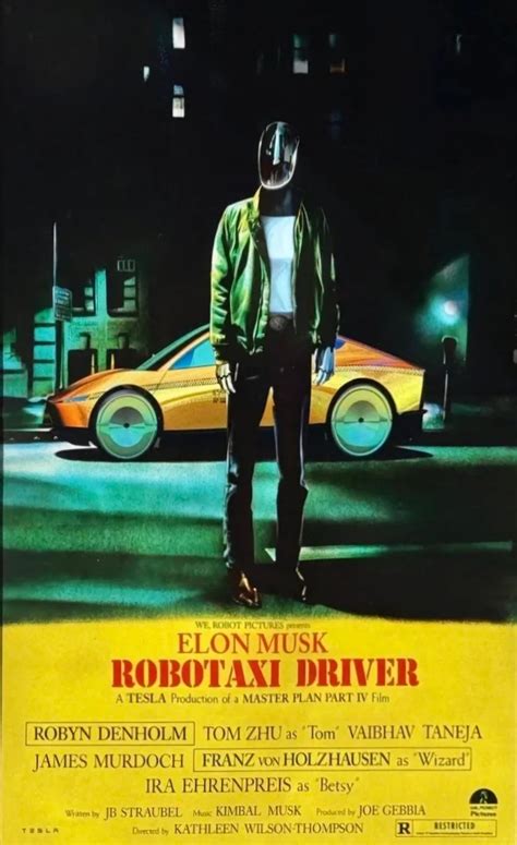 Iconic Movie Posters Reimagined By Tesla All The Robotaxi Event Movie