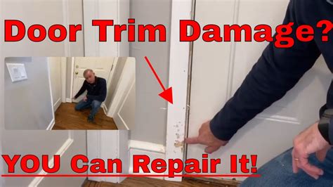 How To Repair Door Trim YouTube