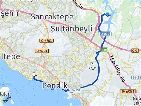 Stanbul Pendik Emirli Kartal Stanbul Aras Ka Km Yol Tarifi