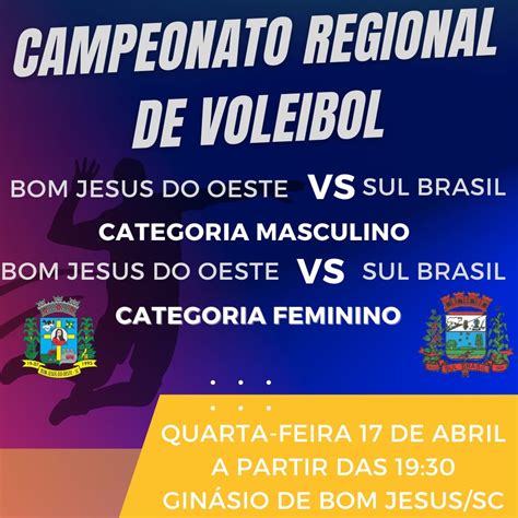 Equipes Bom Jesuenses De Voleibol Jogam Em Casa Nesta Quarta Feira