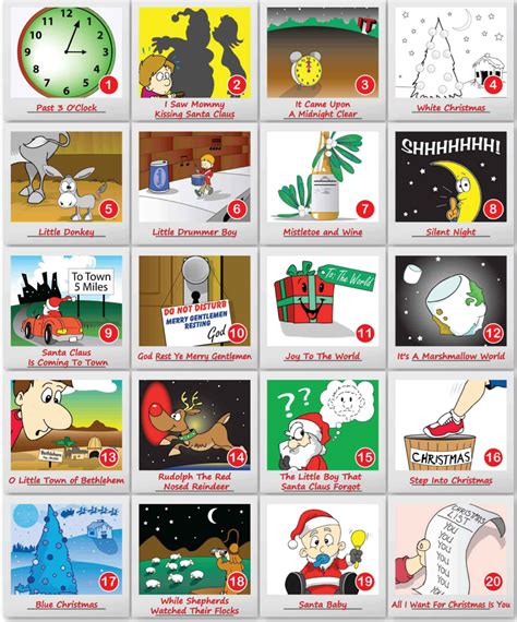 Free Printable Christmas Dingbats - Templates Printable Free