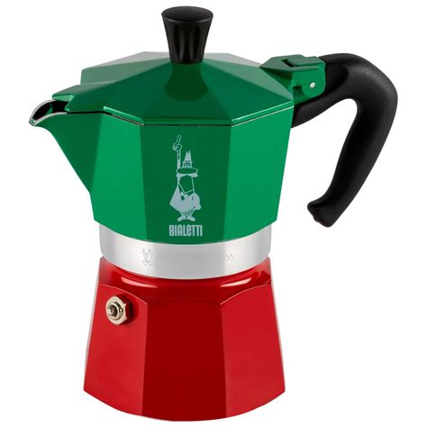 Bialetti Machine Expresso Aluminium Vert Rouge X X Cm