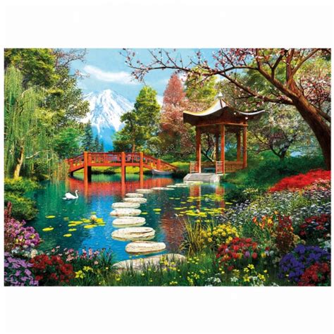 Puzzle CLEMENTONI Puzzle de 1000 piezas Jardin japonés Ref