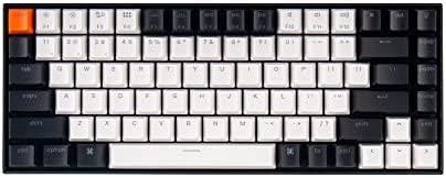 Keychron K2 75 Layout 84 Keys Hot Swappable Bluetooth Wireless USB Wired Mechanical Keyboard