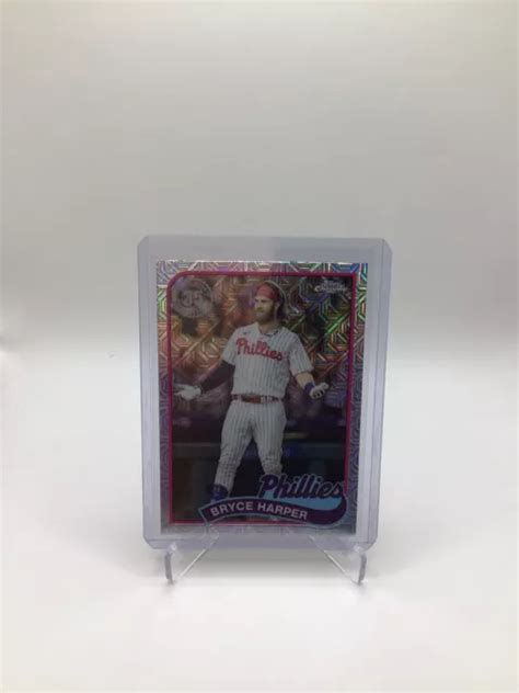 RÉFRACTEUR BRYCE HARPER Phillies Mojo 2T89C 20 2024 Topps Series 2 EUR