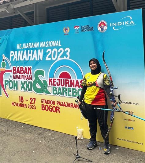 Peringkat 9 Di Nomor Recurve Atlet Wanita Panahan Kaltara Lolos Ke Pon