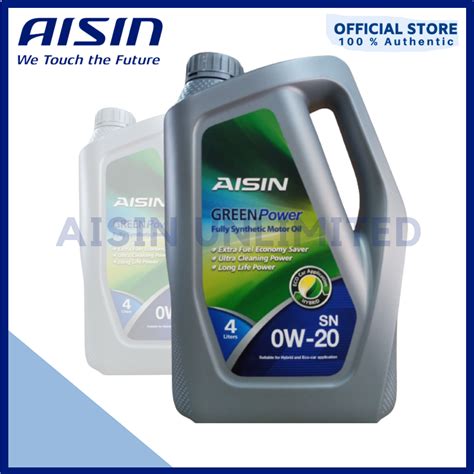 Aisin Fully Synthetic Motor Oil Sn W L Liters Lazada Ph