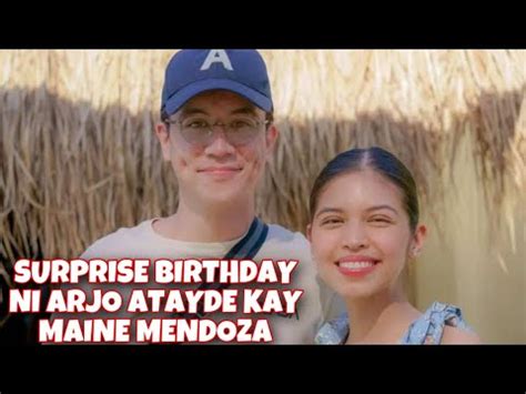 IBA TALAGA SI ARJO ATAYDE MAG CELEBRATE NG BIRTHDAY NI MAINE MENDOZA