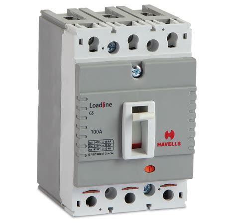 HAVELLS HID 1 FRAME MCCB 3POLE 4POLE Rated Current 40A TO 160A At