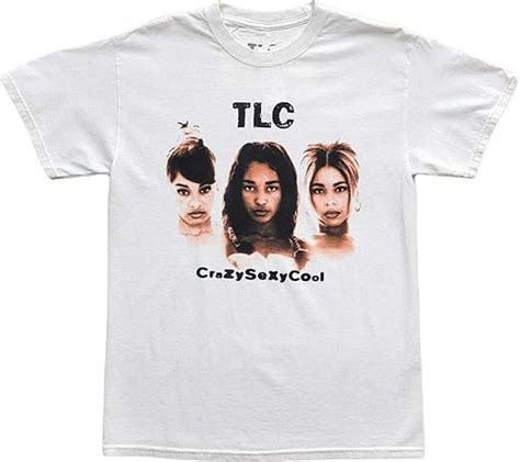 Men S Tlc Crazy Sexy Cool White Vintage Retro T Boz Left Eye Chilli T Shirt Tee Amazon De