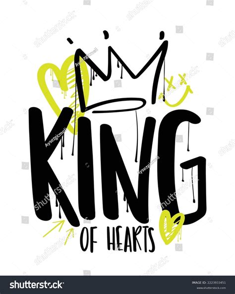 Graffiti Style King Text Crown Drawing Stock Vector (Royalty Free ...