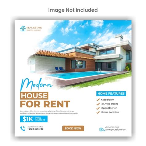 Premium Psd Modern House Rent Social Media Or Instagram Post Design