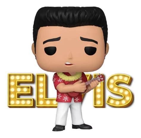 Funko Pop Rocks Elvis Presley Blue Hawaii 187 Novo