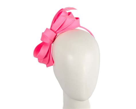 Hot Pink Bow Racing Fascinator By Max Alexander Online In Australia Hats From Oz J Hp