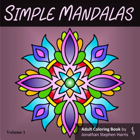 Simple Mandalas Coloring Book Volume 1 Easy And Simple