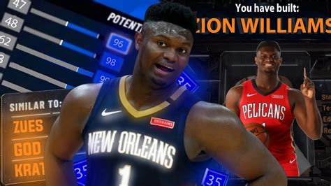 Zion Williamson Build Nba K Best Dunking Build On K Goated