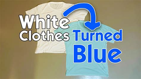 White Clothes Turned Blue Here S How To Fix Them Youtube