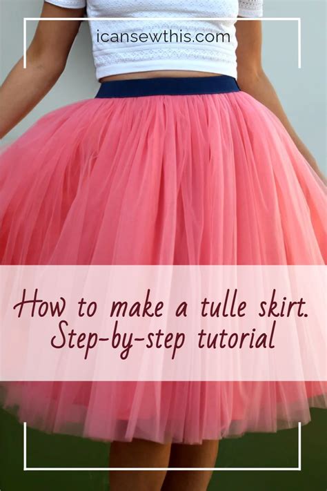 How To Make A Tulle Skirt Step By Step Tutorial Diy Tulle Skirt