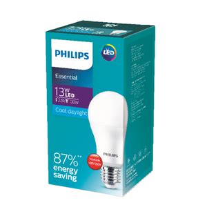 Philips หลอด Essential LED Bulb 13W E27 6500K 230V ทรง OneStockHome