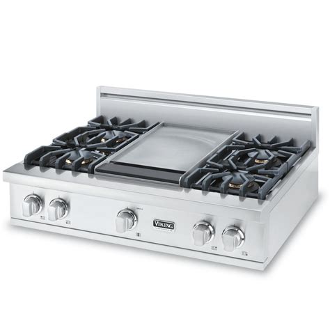 Viking Professional 5 Series 36 Inch 4 Burner Natural Gas Rangetop With