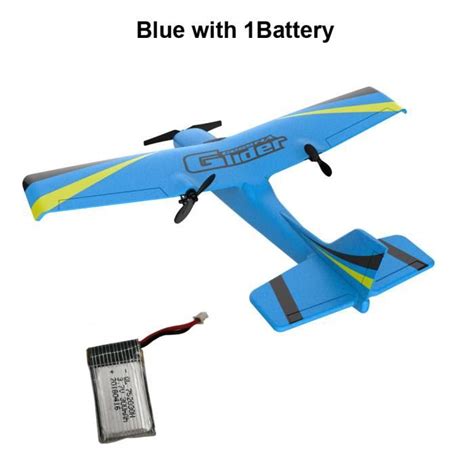 Couleur 1 Batterie Bleu Planeur En Mousse EPP Z50 RC Avion Gyro 2 4G