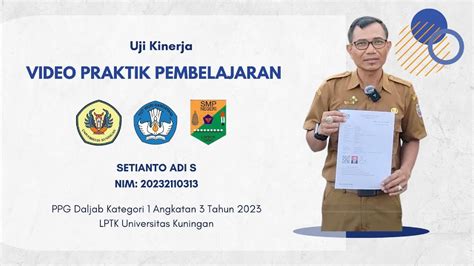 Video UKIN PPG Dalam Jabatan Kategori 1 Angkatan 3 Tahun 2023 YouTube