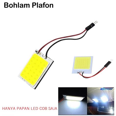 Jual Lampu LED Kabin Plafon Mobil COB Plasma 18 48 Titik Shopee Indonesia