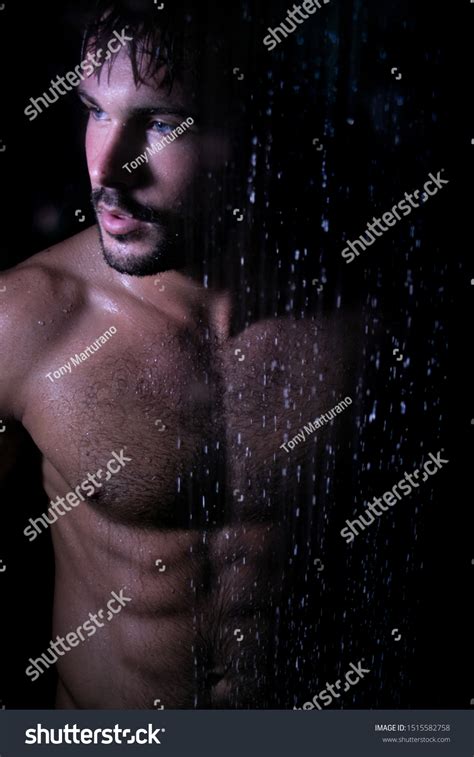 Sexy Portrait Handsome Naked Man Beard Stock Photo Shutterstock