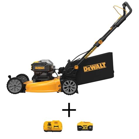 Home Depot Dewalt 215 In 20v Max Battery Powered Walk Behind Push