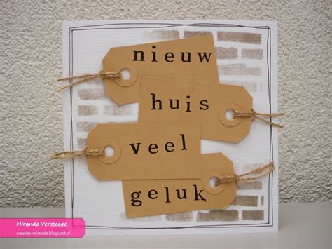 Veel Geluk In Je Nieuwe Huis