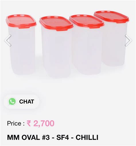 Plastic Tupperware Dry Storage Containers At Rs 1500 Set In Hyderabad