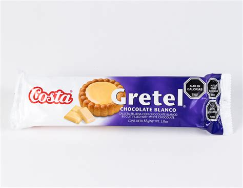 Galleta Gretel Chocolate Blanco 85 Grs Comercial Lubba Ltda