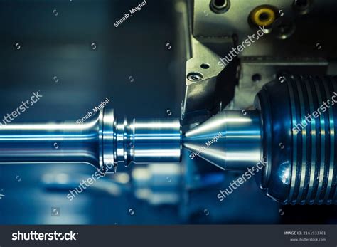 Hitechnology Metal Working Processing By Cnc Stock Photo 2161933701