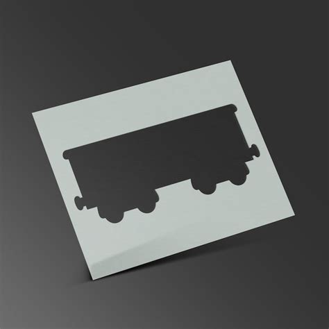 Train Stencil Mylar Steam Engine Sheet Painting Wall Art Craft Etsy