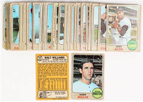 Lot Of 79 1968 Topps Baseball Cards With 140 Tony Conigliaro 192a