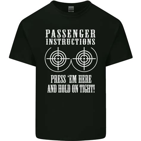 Motard Passager Instructions Moto Homme Coton T Shirt Ebay