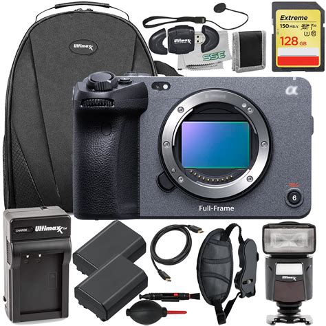 Ultimaxx Essential Sony Fx3 Full Frame Cinema Camera Bundle Body Only Includes 128gb