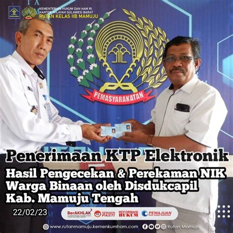 Penerimaan KTP Elektronik WBP Dari Disdukcapil Kab Mateng Kumparan