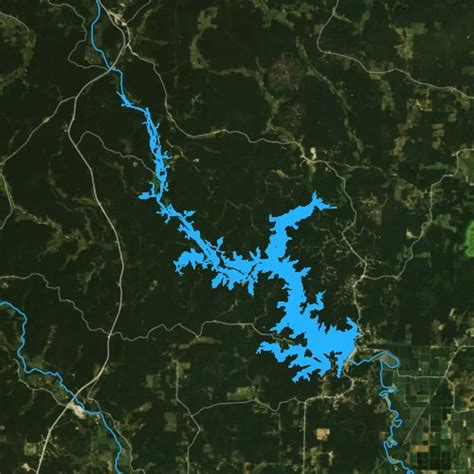 Detailed Map Of Wappapello Lake