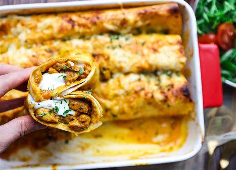 Enchiladas Met Kip Curry Kookmutsjes